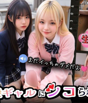 【漫画raw】【実写系Hゲーム】好きな娘の前で金髪ギャルにシコられる！射精限界おち●ぽ焦らし我慢(d_789236)